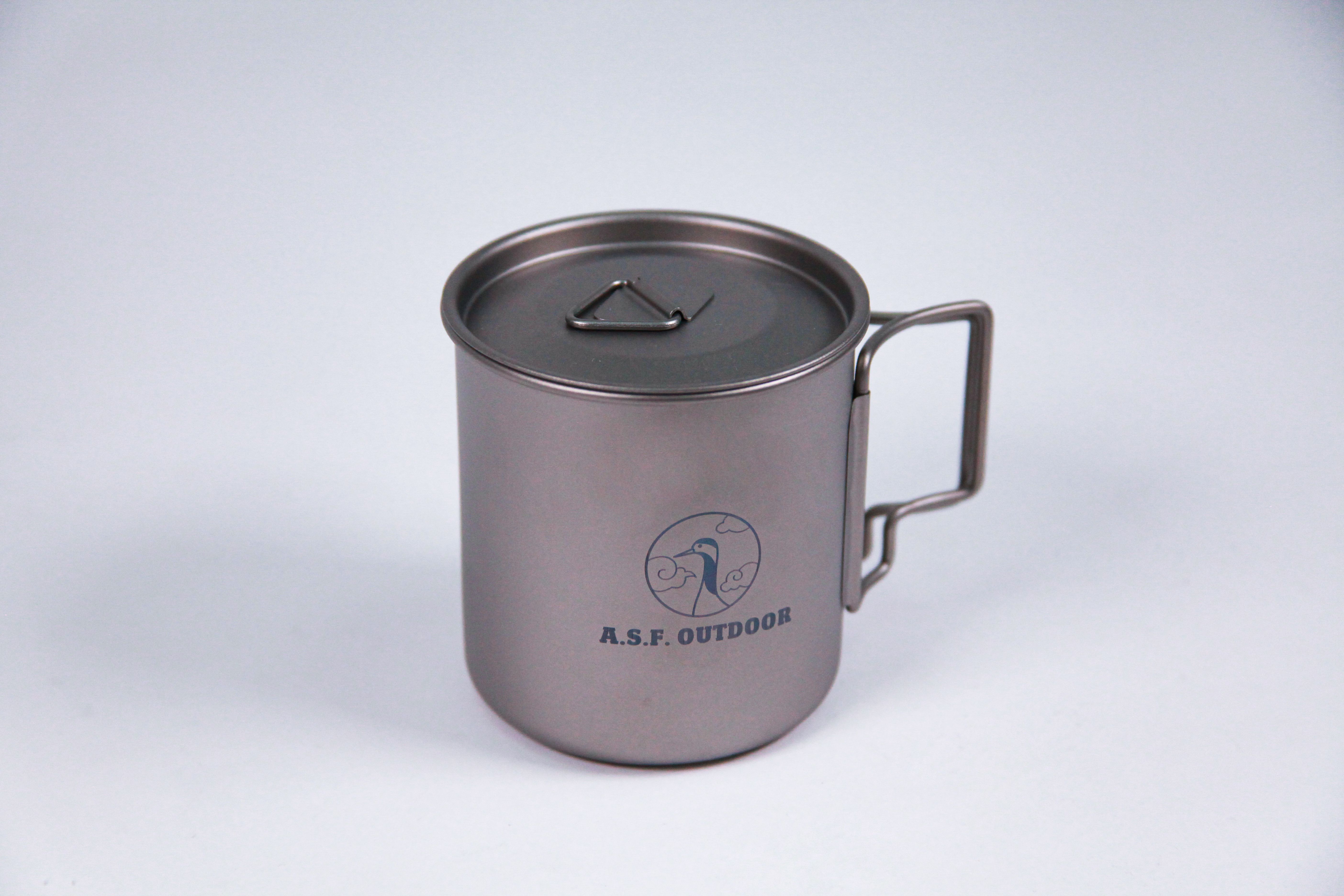 ASFOUTDOOR チタン製マグカップ 蓋付き | 合同会社雲鶴堂